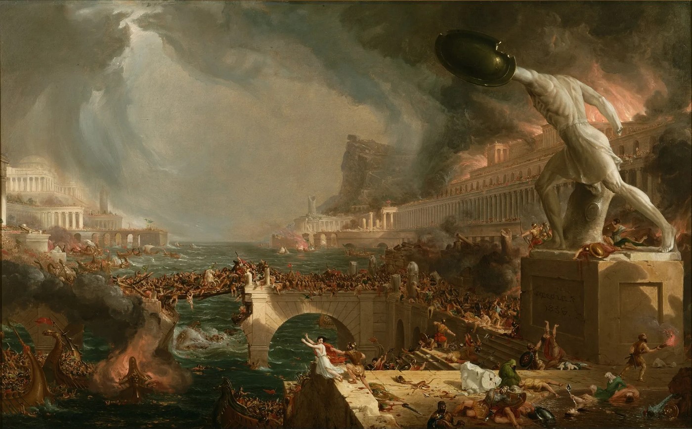 , L’Ascension et la chute de l’Empire Romain: un dénouement de la grande tapisserie de l’histoire