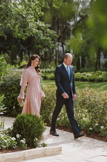 William et Kate au mariage du prince Hussein de Jordanie avec la Saoudienne Rajwa Al-Saif, à Amman, le 1er juin 2023.