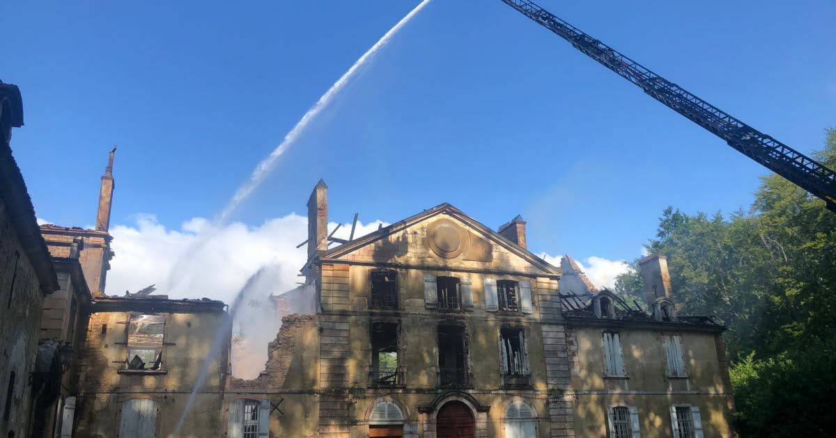 , Corgoloin Violent incendie : inscrit aux monuments historiques, le château de Cussigny détruit par les flammes