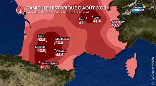 , Bilan de la canicule d&rsquo;août 2023: retour sur un épisode climatique historique