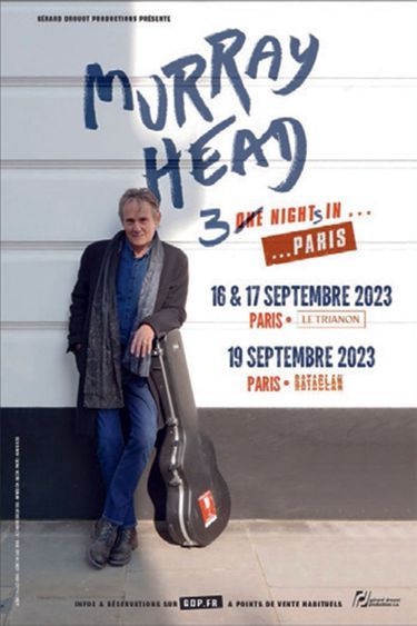 Les 16, 17 et 19 septembre à Paris (Trianon et Bataclan).