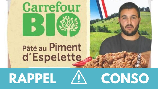 , Rappel produit : Pâté Carrefour