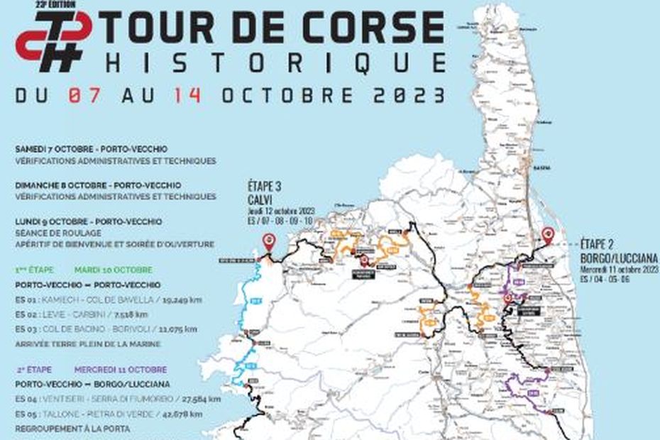 , Tour de Corse Historique : l&rsquo;étape du jour annulée après le décès d&rsquo;un spectateur