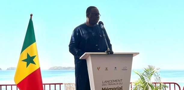 , Esclavage : le président sénégalais lance les travaux du Mémorial de Gorée, « lieu de rappel de notre histoire